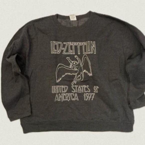 Led Zeppelin Cotton Blend Long Sleeve Official Licensed Sweatshirt, Size Large - Picture 7 of 7